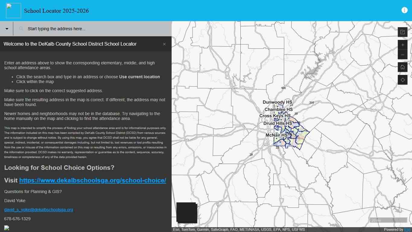 School Locator 2025-2026